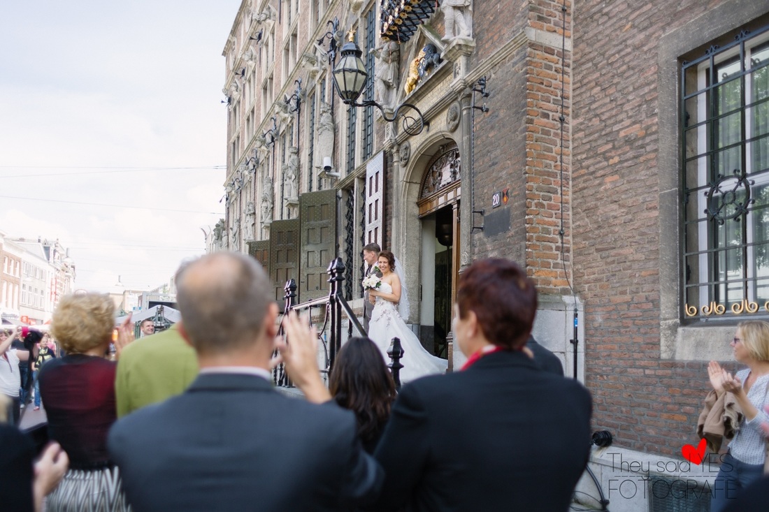 stadhuis nijmegen bruiloft trouwfotograaf Nijmegen They said YES fotografie